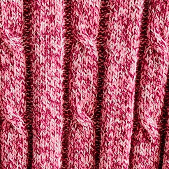 KIM ROGERS Cable Knit Marbled Sweater - Picture 4 of 8